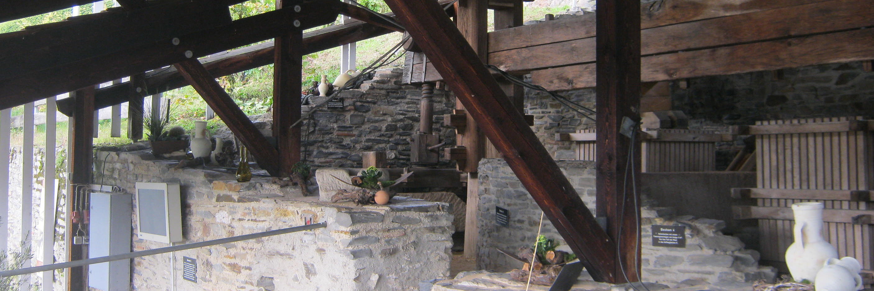 [Translate to English:] Die Römische Kelteranlage in Piesport