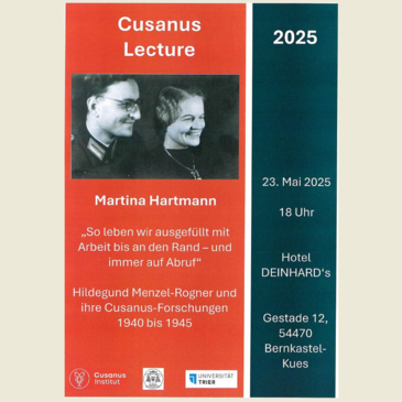 Cusanus Lecture