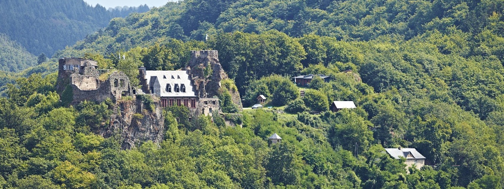 Blick auf Schloss Veldenz